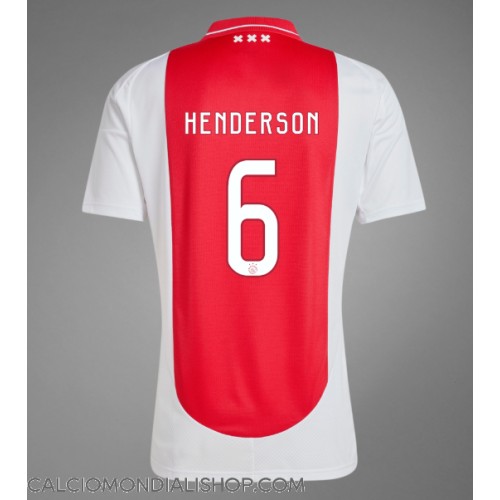 Maglie da calcio Ajax Jordan Henderson #6 Prima Maglia 2024-25 Manica Corta